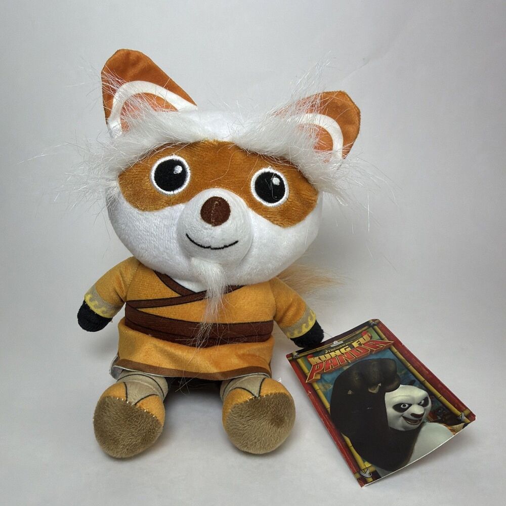 NWT Dream Works Kung Fu Panda Master Shifu Plush Stuffed Toy 7“ Toy Factory